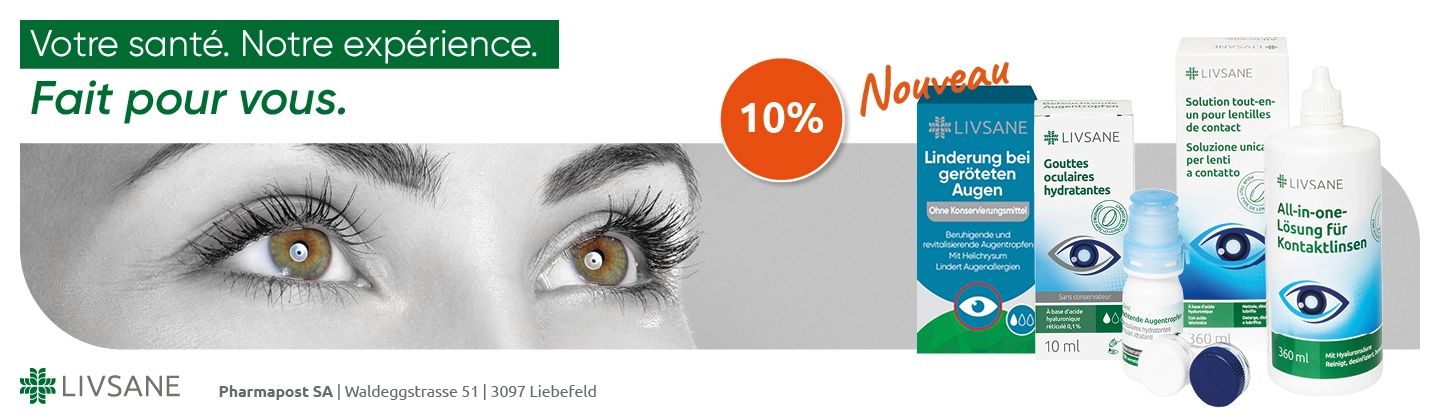 LIVSANE Linderung bei geröteten Augen