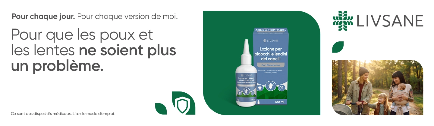 LIVSANE Läuse- und Nissen-Lotion Dimeticon mit Kamm