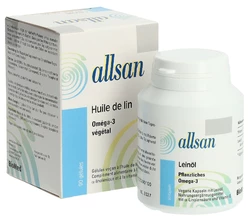 allsan huile de lin végétales caps moll