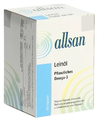 allsan Leinöl pflanzlich Weichkaps