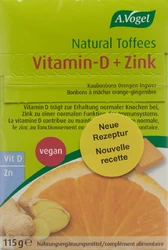 A. Vogel Nturl Toffees Vitmin D+Zink Orngen-Ingwer