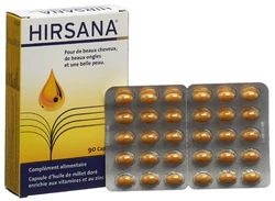 Hirsana Goldhirse-Öl-Kapseln