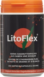 LitoFlex original dänisches Hagenbuttenpulver Kapsel