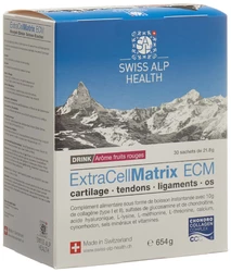 ExtraCellMatrix Matrix ECM Drink für Gelenke Knorpel Bänder Sehnen und Knochen Aroma Beeren