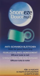 snoreeze doucenuit Anti-Schnarch Blättchen Blättchen