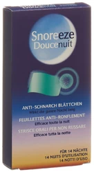 snoreeze doucenuit Anti-Schnarch Blättchen Blättchen