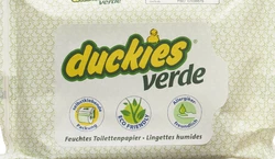 Duckies Verde feuchtes WC-Papier