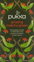 Pukka Ginseng Matcha Green Tee Bio