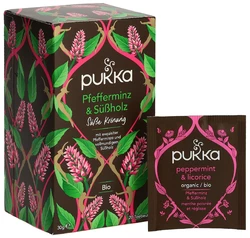 Pukka Pfefferminz & Süssholz Tee Bio