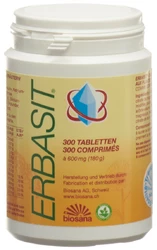 Erbasit Mineralsalz Tablette mit Kräuter