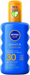 NIVEA Sun Protect & Moisture pflegendes Sonnenspray LSF 30