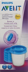 Philips Avent Aufbewahrungsbecher 180ml 5 Becher, 5 Deckel