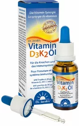 Dr. Jacob's vitamine D3K2 huile gouttes 800 IE