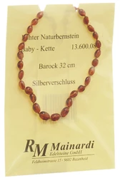 R. Mainardi Edelsteine Natu Benstein 32cm Baock Silbeveschluss Bensteinkette