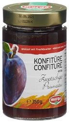 morga Konfitüre Zwetschgen mit Fruchtzucker