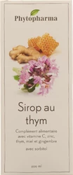 Phytopharma Thymian Sirup mit Vitamin C, Zink, Honig und Ingwer