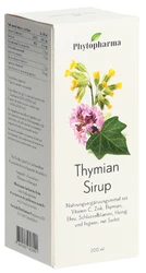Phytopharma Thymian Sirup mit Vitamin C, Zink, Honig und Ingwer