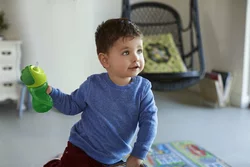 Philips Avent Strohhalm-Becher 300ml Boy grün