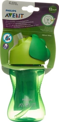 Philips Avent Strohhalm-Becher 300ml Boy grün