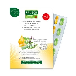 RAUSCH capsules vitalité herbes suisses suisses