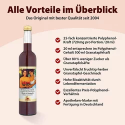 Dr. Jacob's Granatapfel-Elixier Original Granatapfelsaft-Konzentrat