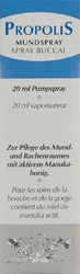 Propolis Mundspray mit aktiven Manukahonig