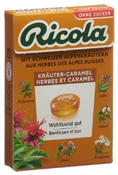 Ricola Kräuterbonbons Kräuter Caramel ohne Zucker mit Stevia