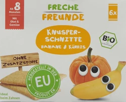 Freche Freunde Knusper-Schnitte Banane & Kürbis
