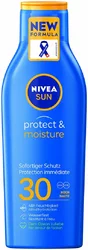 NIVEA Sun Protect & Moisture Pflegende Sonnenmilch LSF 30 Urlaubsgrösse