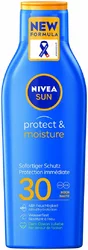 NIVEA Sun Protect & Moisture pflegende Sonnenmilch LSF 30 Urlaubsgrösse