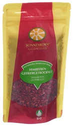 Sonnenkorn Himbeeren gefriergetrocknet Bio Knospe