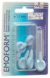 Emoform Interdentalbürsten 1.7mm hellblau