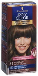 Schwarzkopf Poly Color Creme Haarfarbe 39 hellbraun