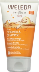 WELEDA KIDS 2in1 Shower & Shampoo fruchtige Orange