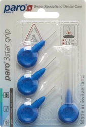 paro 3Star-Grip 3.5mm x-fein blau zylindrisch