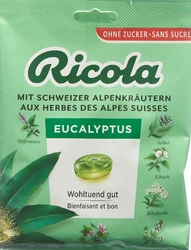 Ricola Eucalyptus Bonbons ohne Zucker mit Stevia