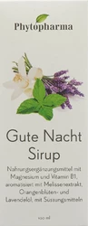 Phytopharma Gute Nacht Sirup