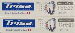 Trisa Zahnpasta Pure White Swiss Herbs DUO