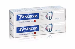 Trisa Zahnpasta Pure White Swiss Herbs DUO