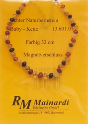 R. Mainardi Edelsteine Natu Benstein 32cm fabig Magnetveschluss
