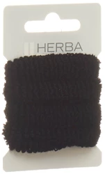 Herba Haarbinder 4 cm frottée schwarz