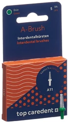 top caredent A11 IDBH-GK Interdentalbürste grün konisch >1.1mm