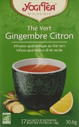 YOGI TEA Grüntee Ingwer Zitrone