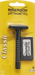 WILKINSON Classic Rasierer Doppelklingen + 5 Klingen