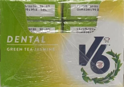 V6 Dental Care Kaugummi Green Tea Jasmine