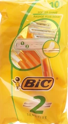 BiC 2 Sensitive 2-Klingenrasierer für den Mann