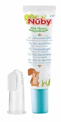 Nûby All Naturals Fingerzahnbürste und Zahncreme