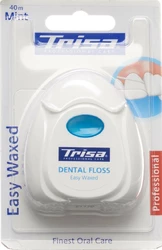 Trisa Zahnseide Easy Waxed 40m mint Xylitol