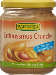 Rapunzel Erdnussmus Crunchy mit Salz