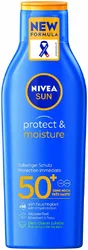 NIVEA Sun Protect & Moisture Pflegende Sonnenmilch LSF 50+